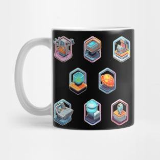 Sci Fi Teleportation Stations Mug